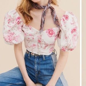 For Love & Lemons Chamomile Top